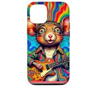 Far Out Mouse 60s Guitar Player Case for iPhone 12/12 Pro
