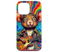 Far Out Mouse 60s Guitar Player Case for iPhone 13 Pro Max
