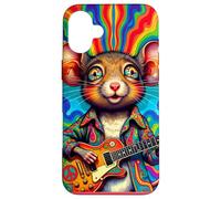 Far Out Mouse 60s Guitar Player Case for iPhone 16 Plus