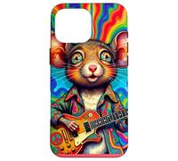 Far Out Mouse 60s Guitar Player Case for iPhone 16 Pro Max