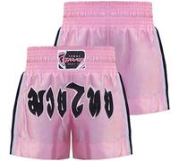 Farabi Sports Muay Thai Boxing Shorts Pink (UK, Alpha, S, Regular, Regular, Pink)