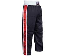 Farabi Sports Muay Thai Trousers Kickboxing Trousers Mix Martial Arts Clothing Kick Boxing Cage Fighting Trousers (Black, X-Small)