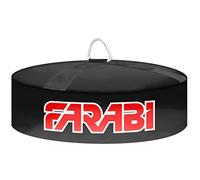 Farabi Sports Punching Bag for Mma, Boxing, Muay Thai, Fitness Training & Kickboxing - Double End Anchor Bag Wall Ceiling Mount - Unfilled, Zip-Fastened, Swing Reduction - Black, Red