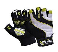 Farabi Weight Lifting Fitness Gym Gloves Powerlifting Training Pair (Green-1, L/XL)