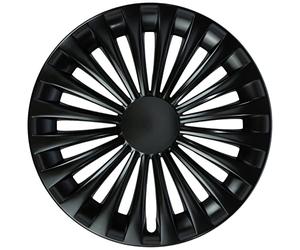 Farad 1 - 235 Set 4 Cups Hubcap Universal Mod. 1-235 - 15" - Black