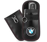 Faraday Bag for BMW Series Key Fob - Premium RFID Signal Blocking Protector, Car Anti-Theft Pouch, Keyless Entry Security Case, Anti-Hacking Faraday Cage Blocker - Black