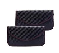 Faraday Bag for Key Fob,2 Pack Faraday Pouch for car Keys,2 Pack Car Key Signal Blocking Pouch, RFID Key Pouch Blocks RFID/WiFi/GSM/LTE/NFC/RF