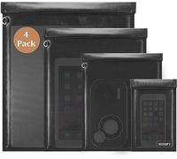 Faraday Bags for Laptops & Phones & Radio & Car Keys,Faraday Cage for Anti-Theft Anti-Tracking, Faraday Key Fob Protector, Waterproof & Fireproof Faraday Bag, RFID Signal Blocker Bag