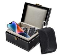Faraday Box for Car Keys, Car Key Signal Blocker Box, Anti-Theft Signal Blocking Cages for Car Keys