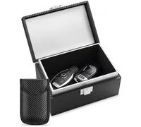 Faraday Box for Car Keys - Signal Blocking Box & Pouch Stops Keyless Car Theft & Key Cloning - Signal Blocker Anti Theft Key Safe