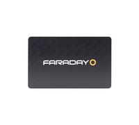 Faraday Card - RFID Scrambler | Premium Contactless Debit/Credit Card Scrambler | RFID Blocking | For Men & Women | Slim Design | Fits in Most Wallets and Purses, Matte Black, Card
