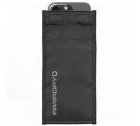 Faraday Defense Faraday Bag Jacket Pro | Magnetic Closure, Shielding - Law Enforcement & Military, Travel & Data Security, Privacy, Anti-Tracking Anti-Hacking Black (Phone Vertical XL)