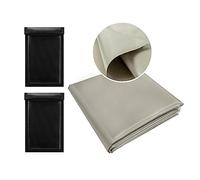 Faraday Fabric 44"W x 36"L + 2 x Faraday Bags for Phones, Military Grade EMF Protection & EMP Shield, DYI Faraday Cage Signal Blocker, EMP Protection for WiFi, Cell, Bluetooth, RFID, WiFi Jammer