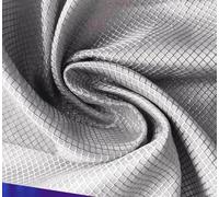 Faraday Fabric EMP Proof EMF Fabric Protection Faraday Blanket EMP Proof Large Conductive Material Cover for WiFi, Cell, Bluetooth, RFID, EMP Protection,silver-10x1.1m