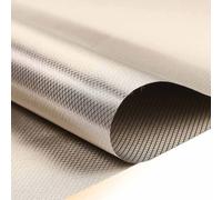 Faraday Fabric Large EMF Fabric Cloth RFID Blocking Fabric Faraday Conductive Material Blocks RF Signals WiFi RFID EMF Radiation Shielding,silver-6x1.1m