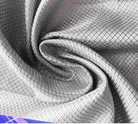 Faraday Fabric Large Roll EMF Fabric Protection EMI RF RFID Shielding Copper Fabric EMP/EMF Protection RFID Blocking Fabric,silver-4x1.1m
