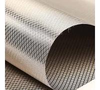 Faraday Fabric Made from Copper and Nickle Faraday Blanket Conductive Material EMP Protection for Cars EMF Blocking Paint EMF Blocker for Cell Phone,silver-9x1.1m