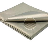 Faraday Fabric Military Grade Cloth 43.3"x118" Big 3.3 Yard Nickel Copper Conductive Material for WiFi,Cell, Bluetooth,RFID,EMP Protection
