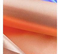 Faraday Fabric Military Grade Conductive WiFi Blocking Fabric RF Blocking Conductive Material Cover for WiFi, Cell, Bluetooth, RFID, EMP Protection,gold-2x1.1m