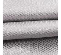 Faraday Fabric Military Grade EMF RFID Shielding Cloth EMF Blocker Material Nickel Copper Fabric WiFi and Cell Signal Blocking RF/EMI Blocking Radiowave Microwave,Tent Fabric,silver-2x1.1m