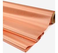 Faraday Fabric Sheet RFID Shielding Fabric EMF Protection for Phone and WiFi Blocking EMI Shielding Conductive Material Micro-Wave Oven,Router Blocks Curtains,Gold-8 * 1.1m