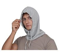 Faraday Hat Made of 99% Silver Fabric, Faraday Hat Reduces The Hazards Caused by 5G, 4G, Cellular, WiFi, Bluetooth, Faraday Hood Relieves Fatigue and Relaxes The Spirit, One Size Fit All (Gray)