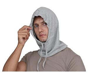Faraday Hat Made of 99% Silver Fabric, Faraday Hat Reduces The Hazards Caused by 5G, 4G, Cellular, WiFi, Bluetooth, Faraday Hood Relieves Fatigue and Relaxes The Spirit, One Size Fit All (Gray)