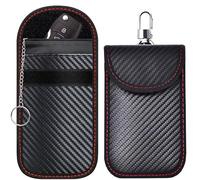 Faraday Pouch - 2 Pack Car Key Signal Blocking Bag - RFID Protection
