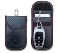 Faraday Pouch For Car Keys, Faraday Bag | Car Key Signal Blocking Pouch | Keyless Entry Car Keys Case | RFID Blocker Bag for Car Security | Anti-theft Remote Entry Keyless Protect | Pack of 2