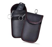 Faraday Pouch for Car Keys | Homiladi 2PCS Black Car Key Signal Blocker Pouch | Anti-Theft Keyless Car Key Signal Blocker & Fob Protection Pouches | Rfid Key Pouches