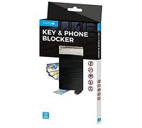 Faraday Pouch - Signal Blocking Wallet For Keyless Fobs And Remote Entry Keys - Anti Theft Blocks Wi-Fi/Gsm/Lte/Nfc/Rf, Silver