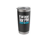 Farage for PM - Reform UK - Patriotic Call for Change Fun Stainless Steel Insulated Tumbler