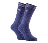Farah - 2 Pairs Mens Thick Cotton Rich Chunky Knitted Formal Boot Dress Socks