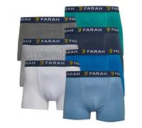 Farah 7 Pack Mens Cotton Breathable Boxers Underwear - Chander Collection - L - Assorted
