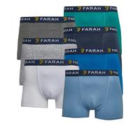 Farah 7 Pack Mens Cotton Breathable Boxers Underwear - Chander Collection - XL - Assorted