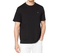 Farah Eddie Plain Crew Neck T-Shirt Black