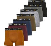 Farah Golf 7 Pack Mens Cotton Breathable Boxers Kalle -