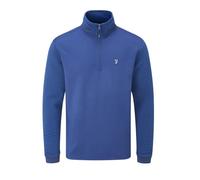 Farah Golf Men's Warren Moisture Wicking Thermal Fleece Active Sport Jumper Pullover Sweater