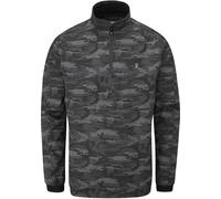 (L, Black) Farah Mens Parker Camouflage Showerproof Jacket