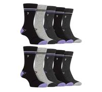 Farah Mens 10 Pair Multi-Pack Bright Bamboo Socks - Multicolour - Size UK 6-11