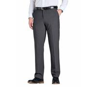 Farah Men's 4 Way Stretch Trousers Classic Flat Front, Moisture Wicking & Soft Touch Charcoal 38W / 27L