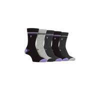 FARAH Men's 5 Pack Bamboo Patterned Socks | Size: 6-11 Farah Multicolor 6-11
