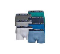 FARAH Men's 7 Pack Cotton Breathable Boxers Underwear - Chander Collection | Size: 2XL Farah Multicolor 2XL