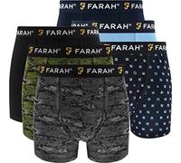 Farah Mens Assorted 6 Pack Boxer Shorts (Colours Randomly Picked) (M)
