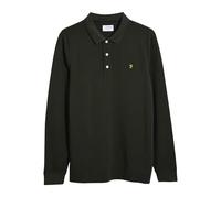 Farah Men's BLANES LS Polo, Evergreen, S