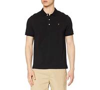 Men's Farah New Blanes Polo - Black - Size: 38/Regular
