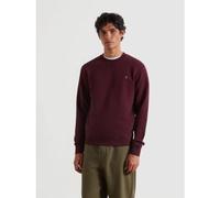 Farah Mens Bordeaux Tim Crew Neck Sweatshirt