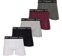 Farah Mens Boxers Shorts (5 Pack) Multipacked Underwear Gift Set, Mens Boxers Trunk(XXL,GAVEER)