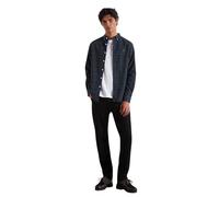 Farah Men's Brewer Check Organic Cotton Long Sleeve Shirt, L, Evergreen