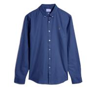 Farah Mens Brewer Slim Fit Cotton Oxford Shirt, Blue Peony, S UK